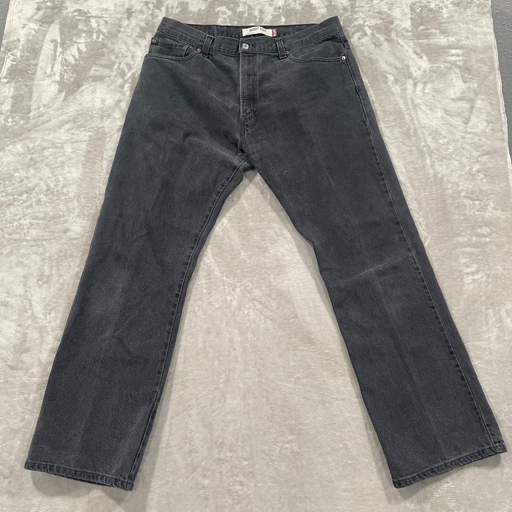 Levis 517 Jeans Mens 38x32 Black Boot Cut Denim Cowboy Western Y2K